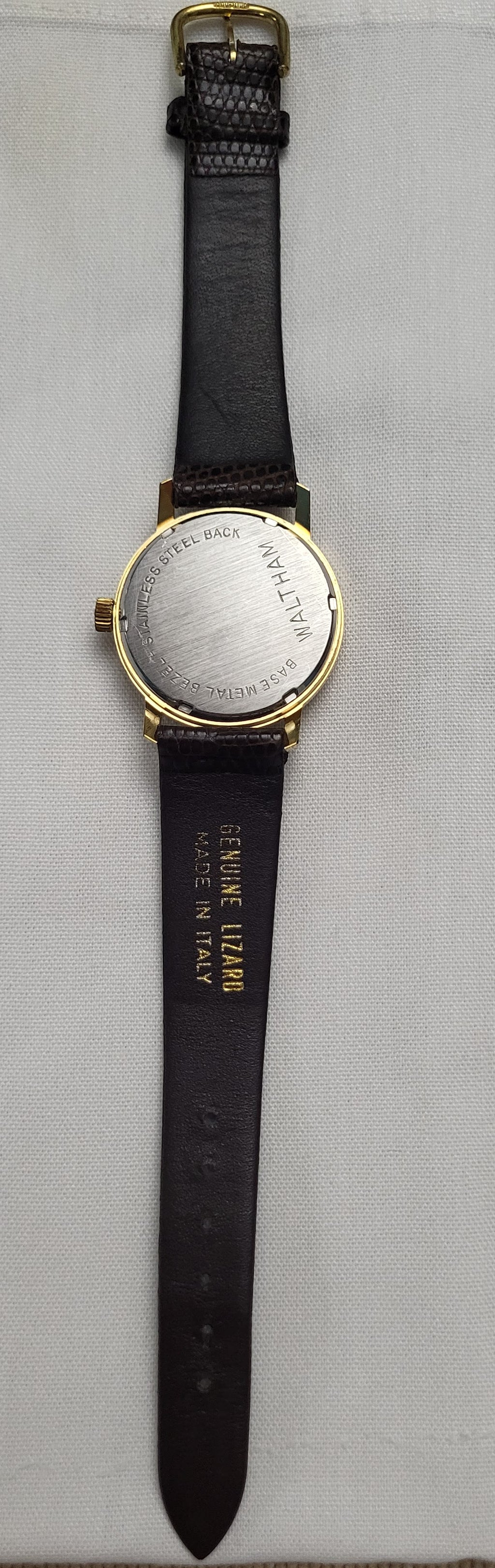 Vintage Waltham Gold-Tone Wristwatch